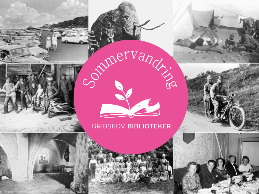 Collage af gamle billeder